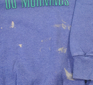 Vintage I Don't Do Mornings Sweatshirt Size Medium