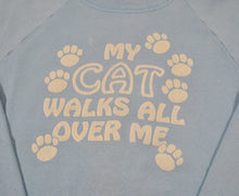 Vintage Cat Sweatshirt Size Medium