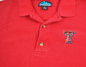 Vintage Texas Tech Red Raiders Polo Size X-Large