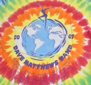 Vintage Dave Matthews Band 2007 Summer Tour Shirt Size Small