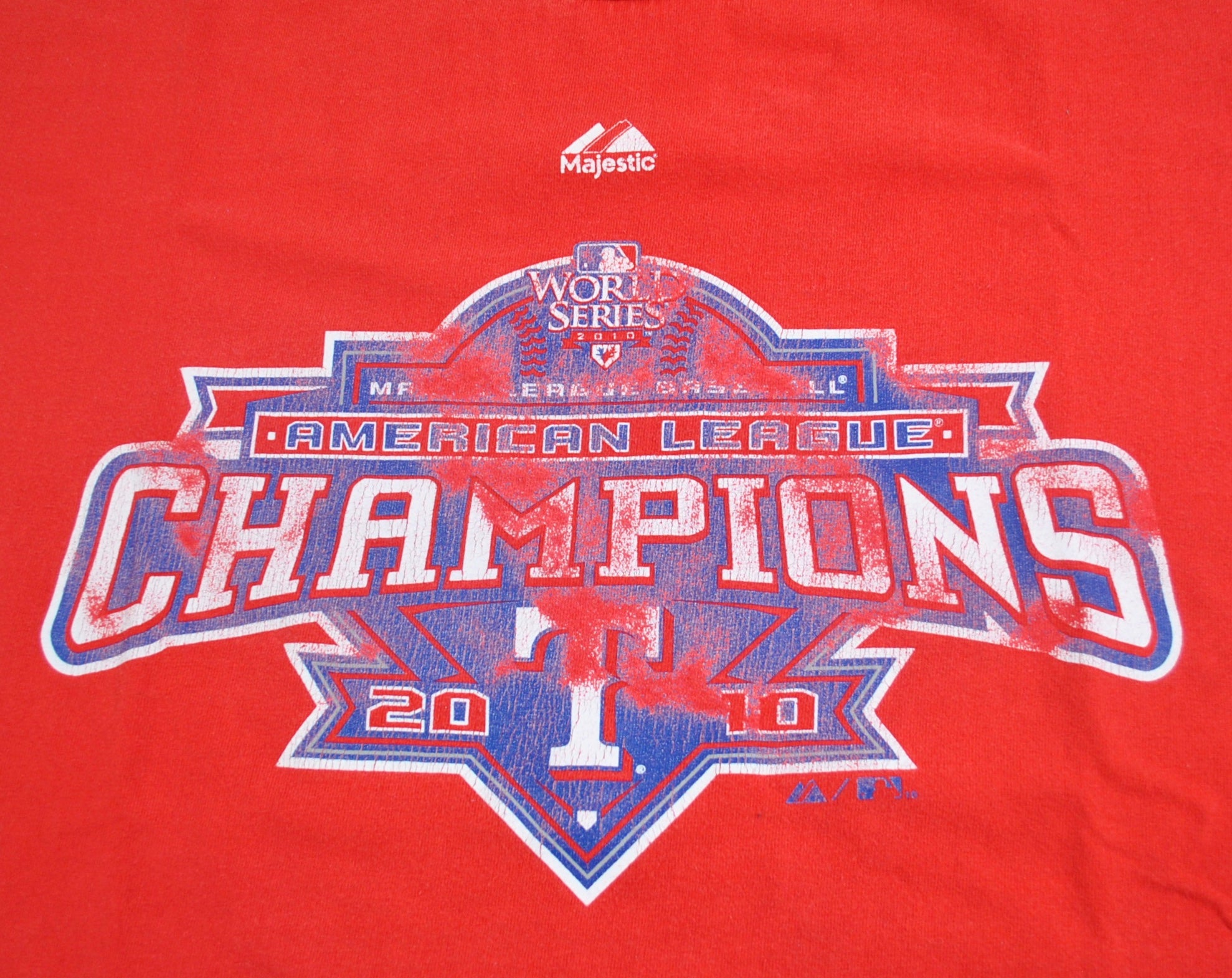 Vintage Texas Rangers 2010 AL Champions Shirt Size Large – Yesterday's Attic