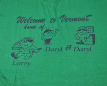Vintage Newhart 1987 Welcome to Vermont the Home of Larry Daryl & Daryl Shirt Size Large