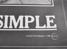Vintage Blood Simple 1985 Movie Poster