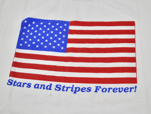 Vintage USA Stars and Stripes Forever Shirt Size Medium