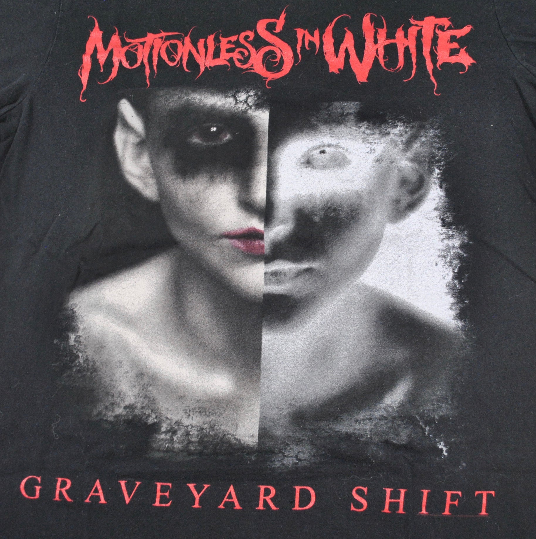 2019 Motionless In White Shirt Graveyard Shift Metalcore Band Men
