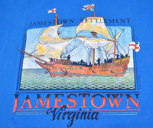 Vintage Jamestown Virginia 1987 Shirt Size X-Large