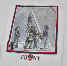 Vintage September 11th New York City Fire Department Shirt Size Large