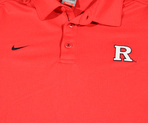 Vintage Rutgers Scarlet Knights Nike Polo Size Medium