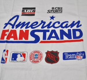 Vintage American Fan Stand NBA MLB NCAA NHL NFL Shirt Size Large