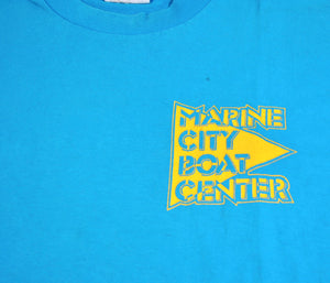 Vintage Marine City Boat Center Austin Texas Shirt Size Large