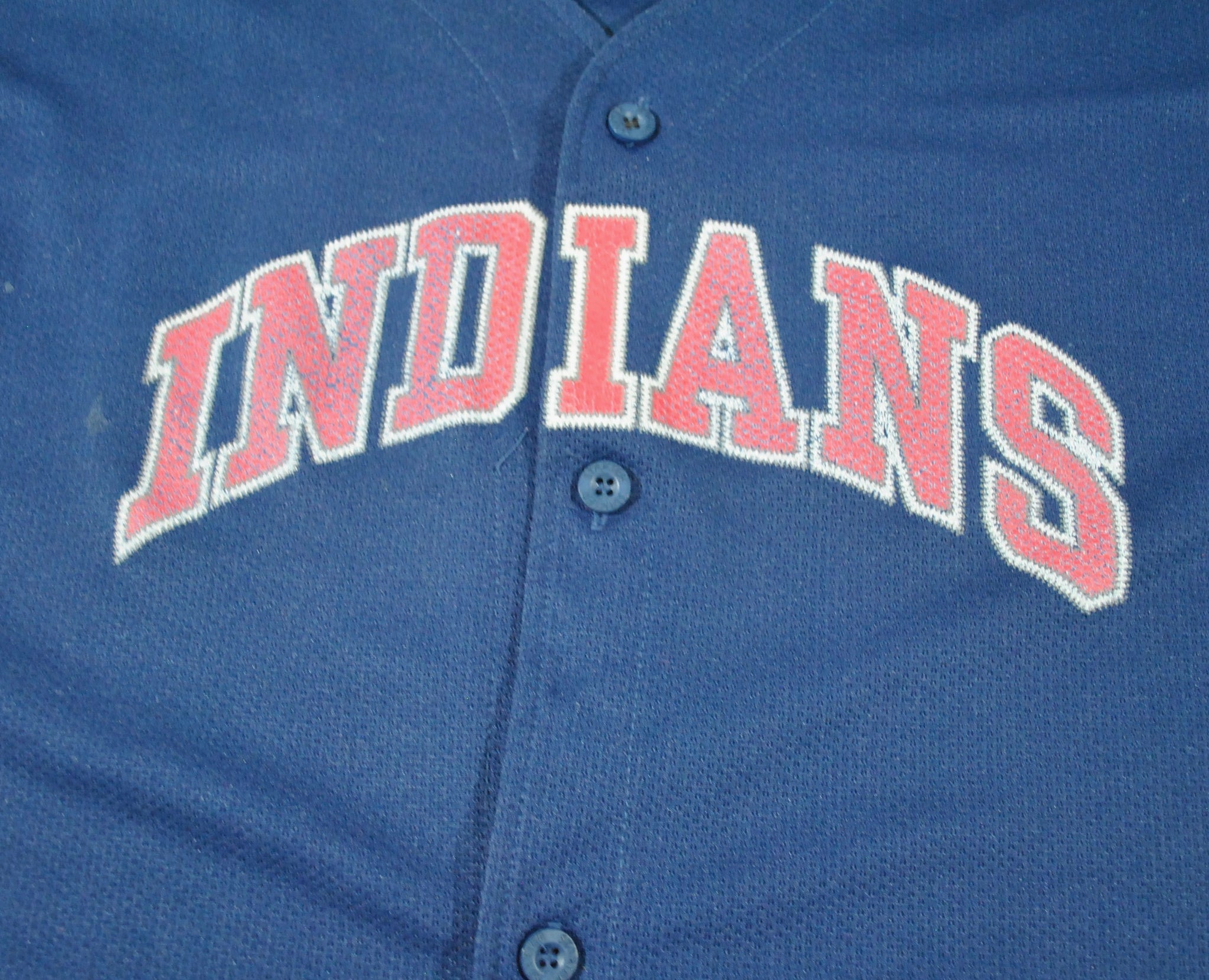 Vintage Cleveland Indians Kenny Lofton Jersey Size Large