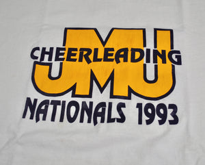 Vintage James Madison 1993 Cheerleading Nationals Shirt Size X-Large