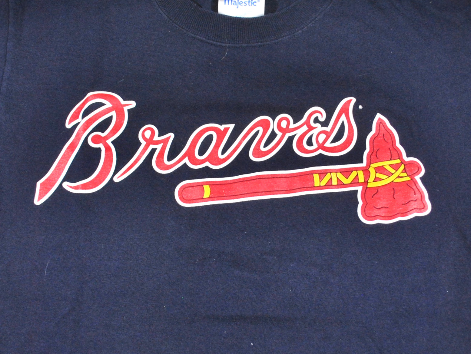 Vintage Atlanta Braves Jeff Francoeur Shirt Size Youth Large