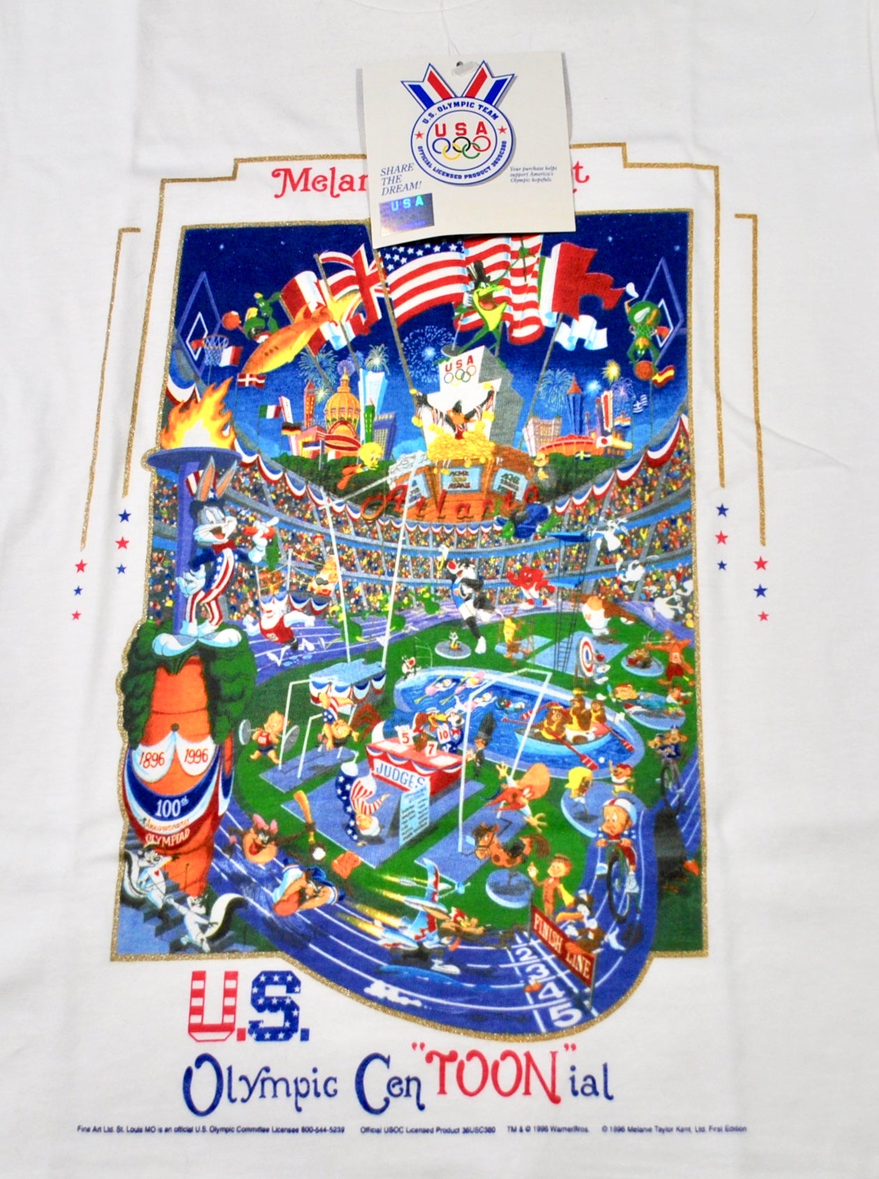 Vintage 1996 Atlanta Olympics Looney Tunes Shirt Size Youth Large Vintage 1996 Atlanta Olympics Looney Tunes Shirt Size Youth Large