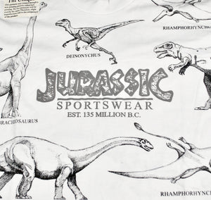 Vintage Jurassic Sportswear Shirt Size Large