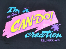 Vintage I'm A Can-Do! Creation Philippians 4:13 Church God Shirt Size Large