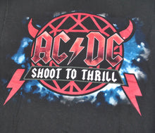Vintage ACDC Shoot To Thrill Retro Shirt Size Small