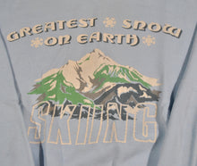 Vintage Greatest Snow On Earth Skiing Sweatshirt Size Small