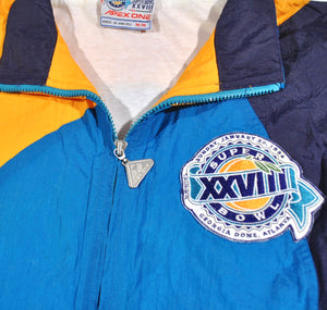Vintage Super Bowl XXVIII Apex Jacket Size Medium