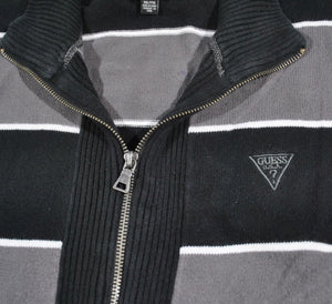 Vintage Guess Zip Sweater Size X-Large
