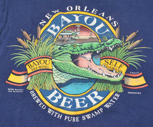 Vintage Bayou Beer 1988 New Orleans Shirt Size Small